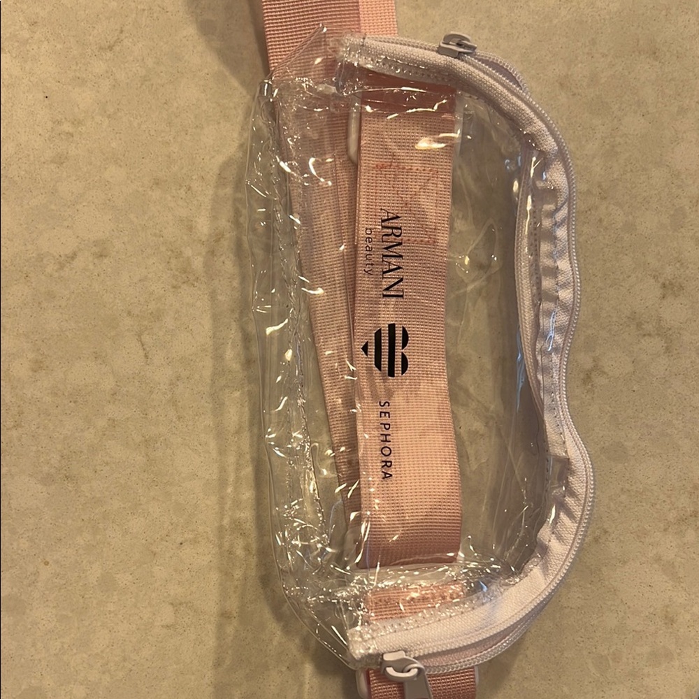 Sephora Pink and Clear Belt Bag